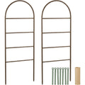 Cndfk Steel Arch Plant Trellis Set of 2 Bronze 60 cm - Product view