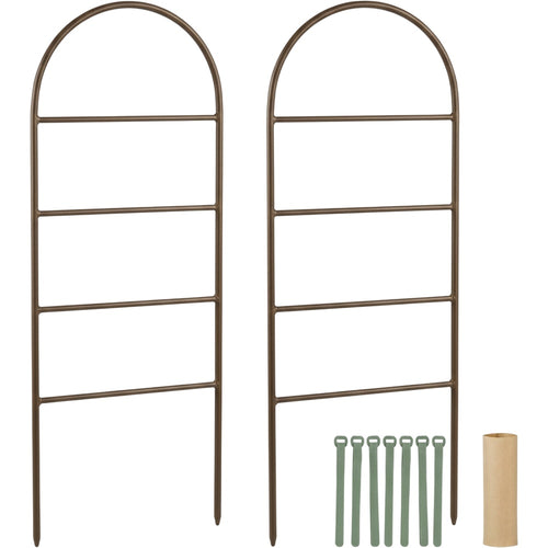Cndfk Steel Arch Plant Trellis Set of 2 Bronze 60 cm - Product view